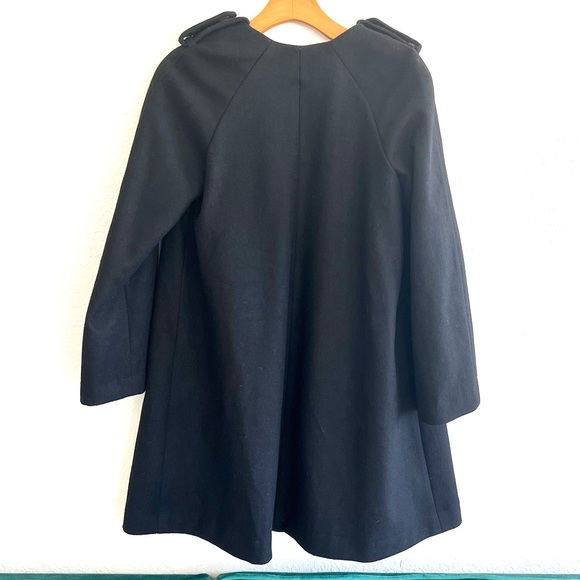 H&M Black Swing Peacoat size 4 - Picture 3 of 3
